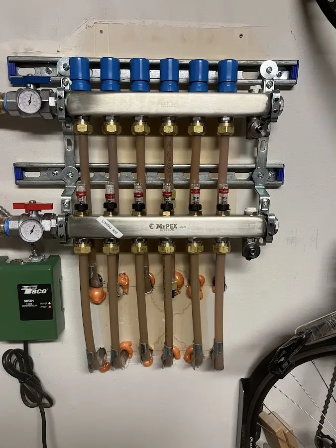 Plumber performing Leak Detection at a residential property in Shaker Heights